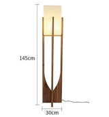 Wooden Floor Lamp Nordic Designers Floor Lamps for  Living Room Bedroom Sofa Bedside Solid Wood Led Table light
