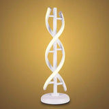Nordic RGB LED Floor Lamp - Postmodern Spiral Corner Light for Living Room