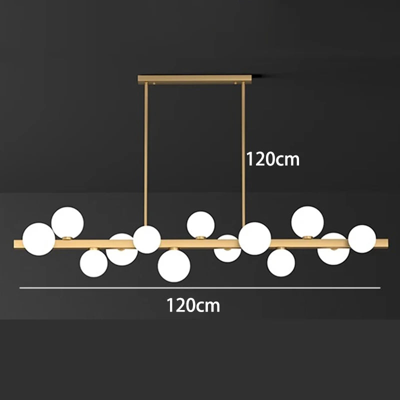 Modern LED Pendant Light for Living Room - Luxury Home Decor Chandelier