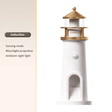 Lighthouse Ambient Night Light with Moon Projection - Bluetooth Speaker & Motion Sensor