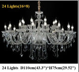 Luxury Traditional Classic K9 Crystal Chandelier Light for Living Room Bedroom Kitchen - Pendent Ceiling Fixture Top Quality