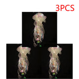 5PCS Jellyfish Hanging Night Light Lamp - Battery-Operated Bedroom Atmosphere Decor