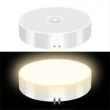 Motion Sensor LED Night Light USB Rechargeable Night Lamp For Kitchen Cabinet Wardrobe Lamp Staircase Wireless Closet Light