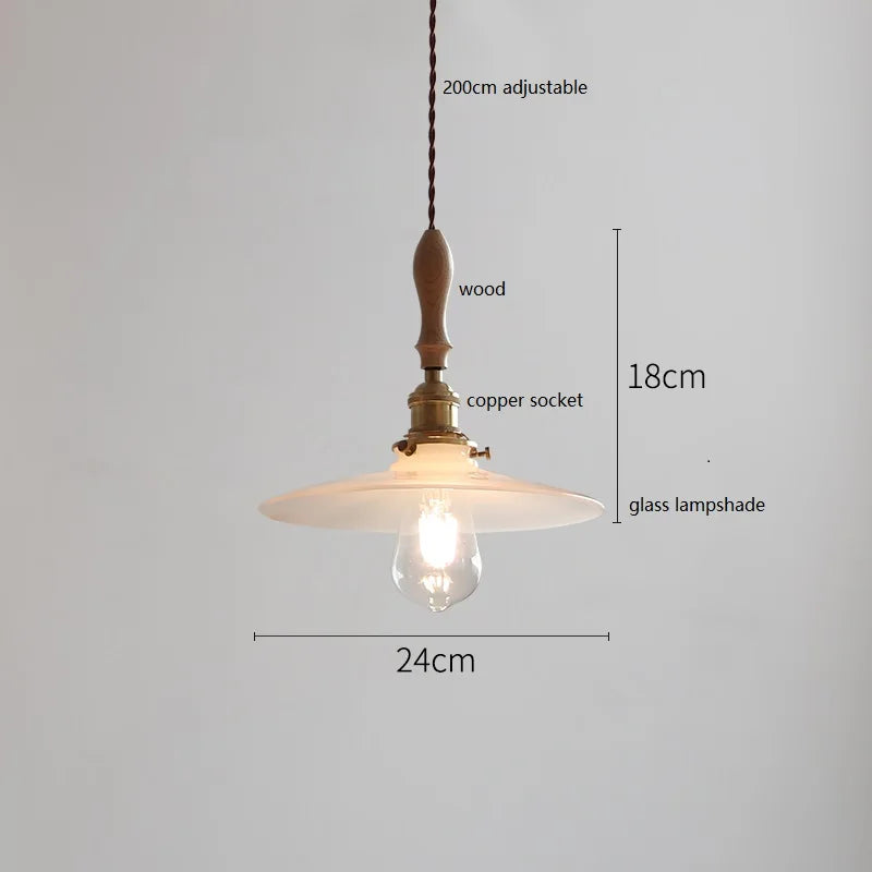 Butterfly Ceramic LED Pendant Lamp Beside Wooden Handle Copper Socket Home Decors Bedroom Dining Living Room Light Hang lamp