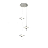 Crystal UFO Chandelier Pendant Lamp Bedside Pendant Light Entryway Hallway Background Wall Ambient Light Entrance Decoration