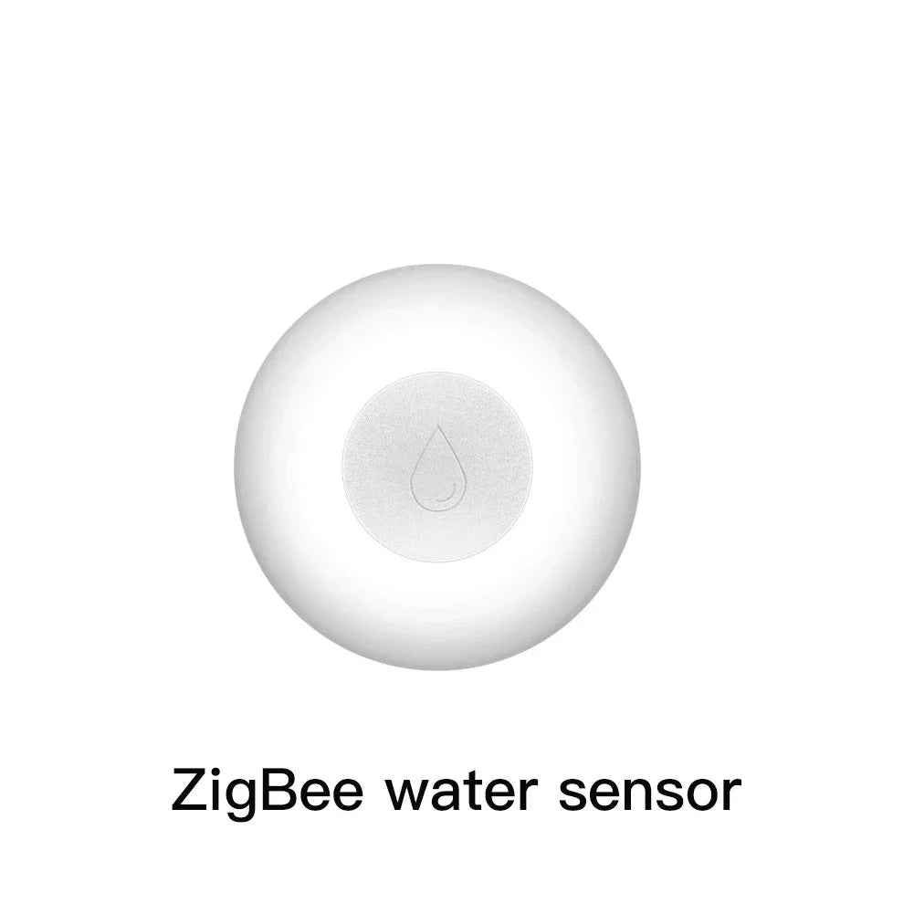 ZigBee Flood Sensor Water Leakage Detector Water Tank Full Alert Overflow Security Alarm System Tuya Smart App Remote Control