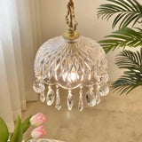 Vintage French Glass Pendant Lamp | Luxury Art Deco Ceiling Chandelier for Bedroom & Bar
