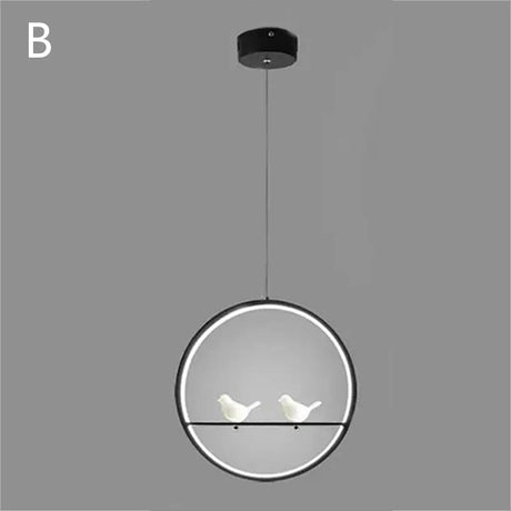 Nordic modern LED pendant lights Vintage loft bird chandeliers bedroom kitchen Dining room home decors Hanging lamp luminaire