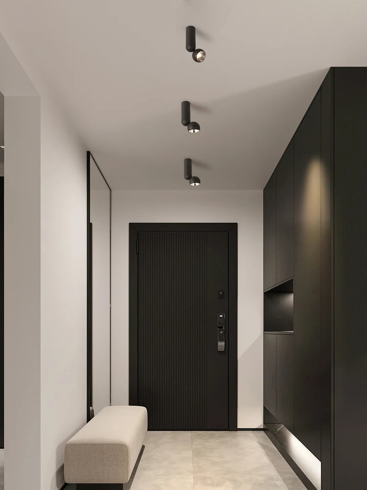 High CRI 90+ LED Surface Spotlight - 355° Rotatable Ceiling Spot Lamp