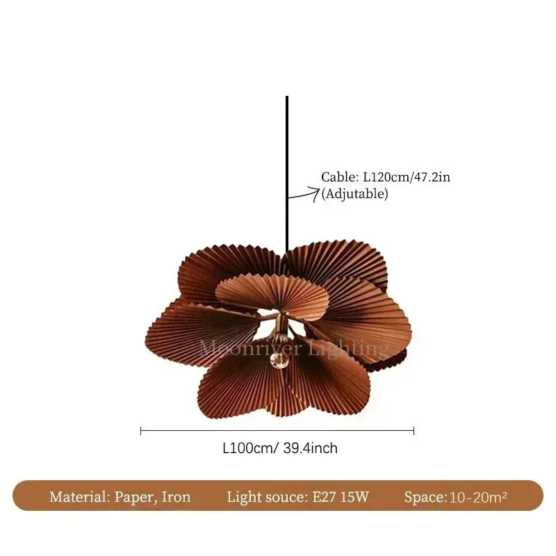 Living Room Shop Led Ceiling Chandelier Wabi Sabi Paper Ceiling Lamp Kitchen Island Pendant Lights Home Decorations Lustre