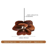 Living Room Shop Led Ceiling Chandelier Wabi Sabi Paper Ceiling Lamp Kitchen Island Pendant Lights Home Decorations Lustre