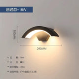 Creative LED Outdoor Moon Wall Lamp - IP65 Waterproof Human Sensing Light