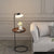 Medieval edge floor lamp sofa next to solid wood simple bedroom bedside storage coffee table atmosphere