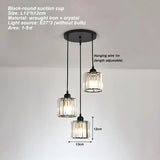 Modern crystal chandelier living room ceiling chandelier bedroom ceiling lamp hallway porch chandelier balcony foyer lighting