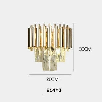 Modern round square layered crystal chandelier black gold luxury Led ceiling lamp living room main lamp villa foyer lighting