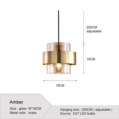 Modern Glass Chandeliers Lighting bedroom Decors Dining Room Pendant Light Kitchen Fixture Hanging Lamp Restaurant Bar Lusters
