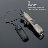 Tactical M600 / M300 LED Scout Light with Dual Pressure Switch for 20mm Rail