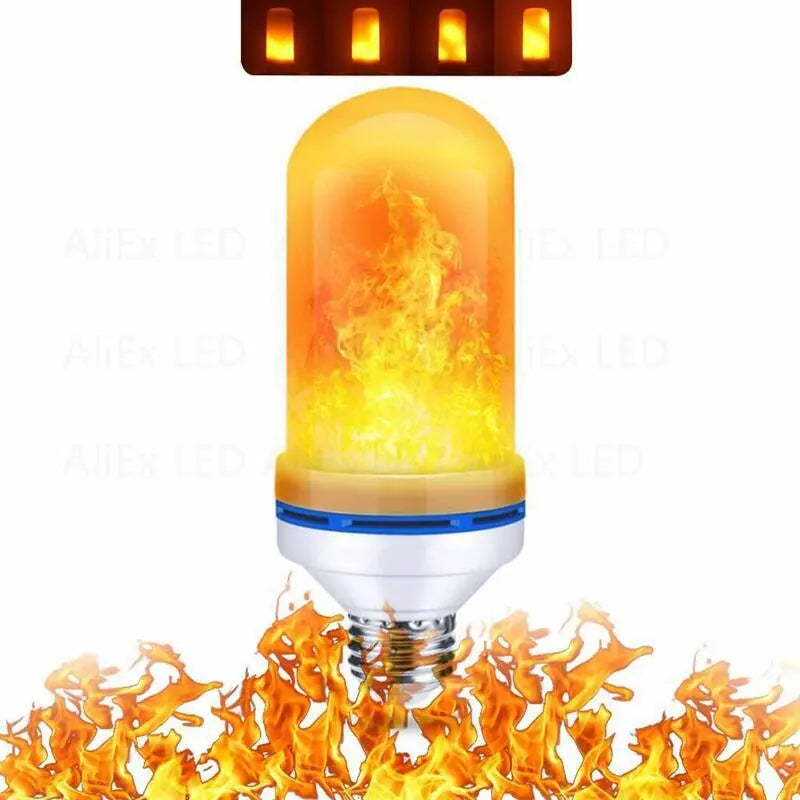 E27 E14 B22 USB LED Flame Light Bulbs 85-265V Party LED Flame Effect Light Simulation Fire Lights Bulb KTV Festival Garden Decor
