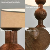 Medieval Solid Wood Floor Lamp - Retro Wabi-Sabi Standing Sofa Light & Desk Lamp Fixture for Living Room & High-End Home Decor
