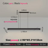 Dining room chandelier Nordic modern lamp dining table bar lamp restaurant lights kitchen lights  led strip lamps Light Bar