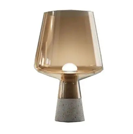  Table Lamp Modern Cement Table lights For Bedroom Living Room Bedside Decors Industrial Glass Desk Lamp