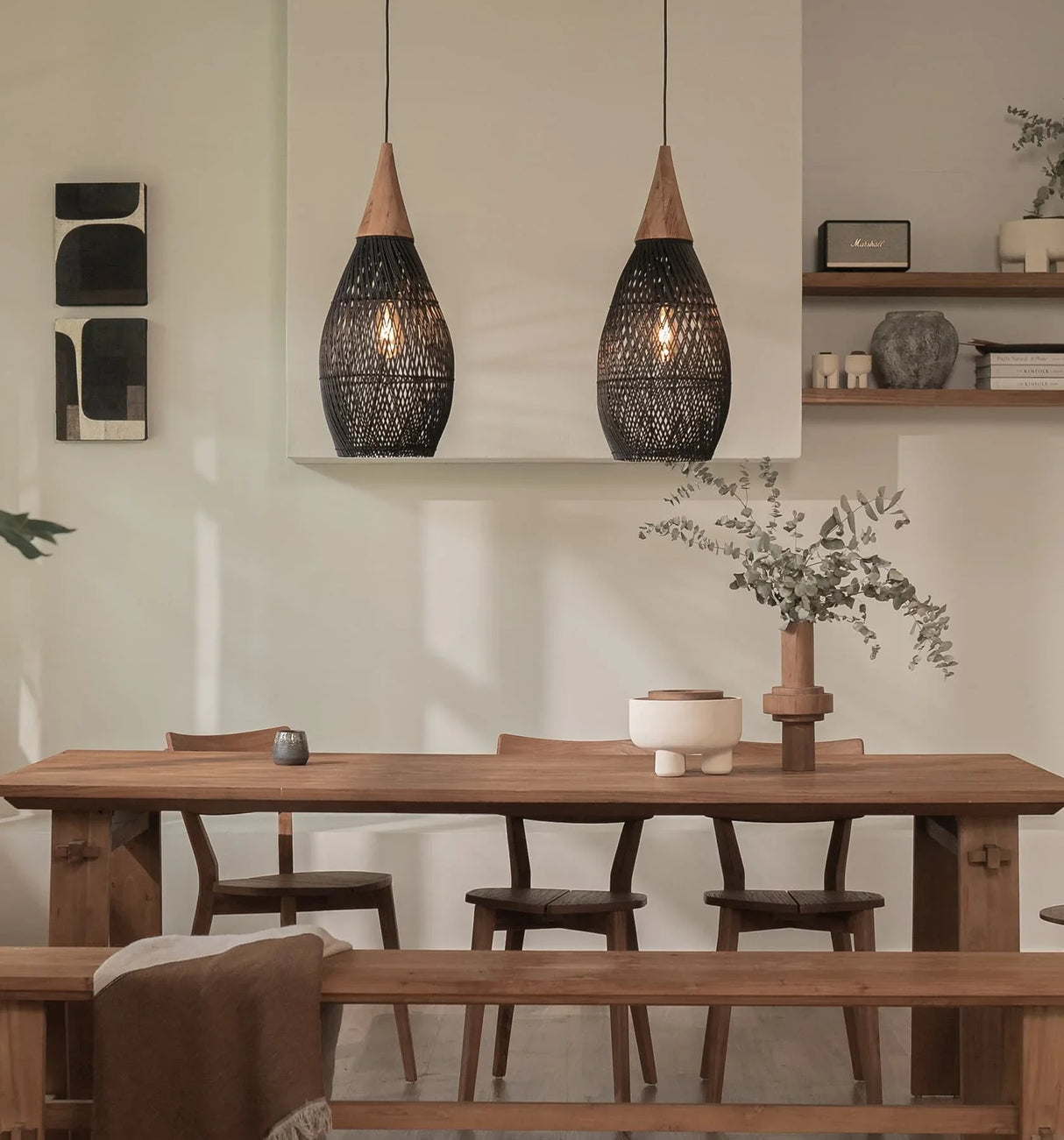 2026 Southeast Asian Rattan Lamps Handmade Pendant Lights Hight Quality Dining Room Restaurant Kitchen Light Fixtures