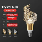 Super Bright LED Crystal Bulb  E27/E14 European Home Light  Dining Room Chandelier warm white cold white 110v 220v 230v 240v