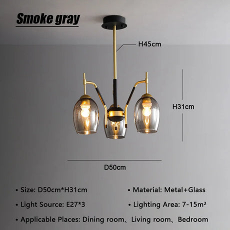 Nordic Pendant Lamp For Living Room Hall Bedroom Vintage Led Farmhouse Chandelier Interior Home Decors Ceiling Lighting Fixture