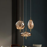 Nordic Glass Ball bedroom chandeliers for Dining Room kitchen fixture pendant lights Restaurant art Decor amber Hanging Lamp