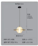 Designer restaurant small chandelier creative personality star lamp bedroom bedside study Chandelier