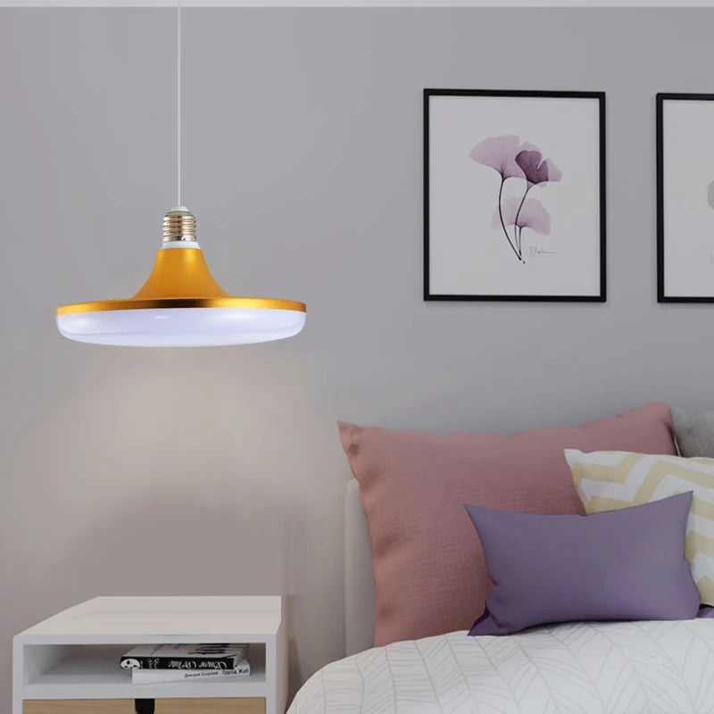 E27 220V LED Bulb Factory Office Indoor Lighting Bulb UFO Lamps 12W Energy Saving LED Bulb For Home Living Room House