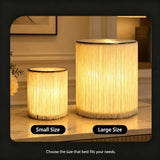 Modern Tassel Fringe Accent Table Lamp with E27 Bulb - Boho Decorative Desk & Bedside Light Fixture for Living Room, Bedroom & Office Decor