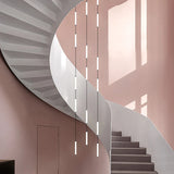 Long Chandelier Staircase Lamp Designer Modern Living Room Chandelier Nordic Indoor Villa Hall Long Line Penthouse Pendant Lamp