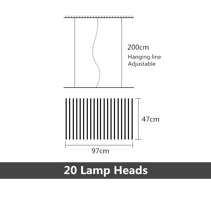 Modern LED Ceiling Chandelier Living Room Lights Home Lustre Interior Decor Dining Table Pendant Lamp Nordic Design Bar Lighting