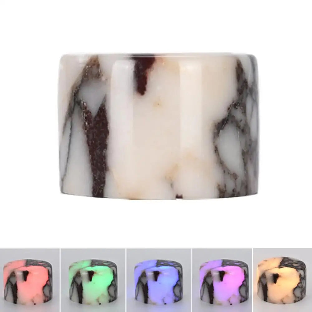 Marble Luxury Tactile Lamp Creative Multi-color Gradient Light Wireless Charging Bedroom Bedside Lamp Home Decor Perfect Gift