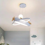 Airplane Lamps Modern Children's Room Chandeliers Simple Creative Baby Nursery Little Boy Girl Bedroom Home Decor Led Chandelier