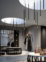 Modern Stair Chandelier Nordic Luxury Minimalist Pendant Light Villa Living Room Lighting LED Showroom Ceiling Lamps Chandelier