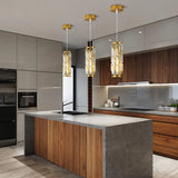 Modern Crystal Pendant Light Appliance Crystal Hanging Lamp for Dining Bar Bedside Crystal Suspension Home decor Fixtures