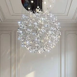 French Dining Room Crystal Led Pendant Lights Modern Luxury Bar Hanging Lamp Home Decor Led Suspend Light Led Luminarias