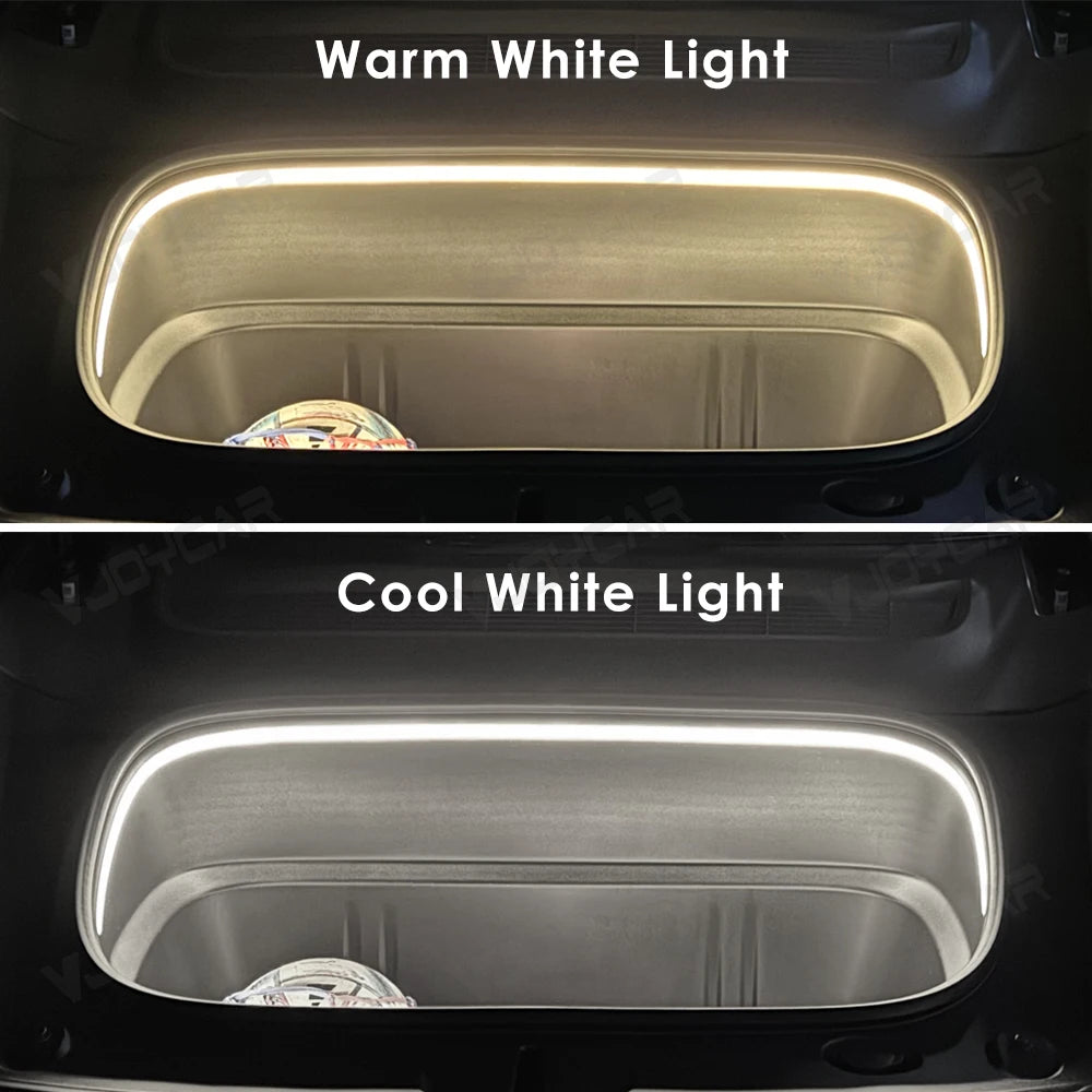 New Model Y Juniper YL New 3 Highland Rear Front Rear Trunk Waterproof LED Strip Atmosphere Brighten Light Plug & Play