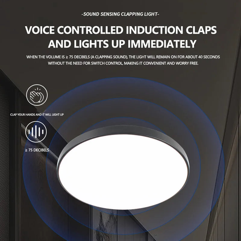 LED Ceiling Lamps Dimmable Modern Ceil Light 12/20/28W Led Round Ceiling Lights Kitchen Bedroom Indoor Living Room Lighting Lamp