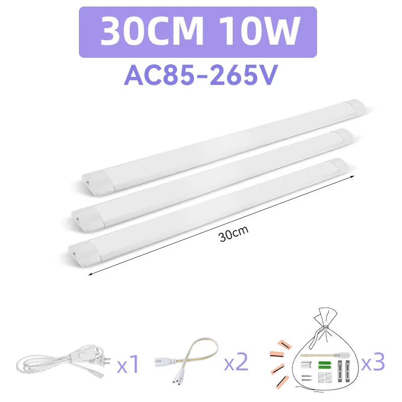 Home Indoor Light Strip High Brightness 90/120cm Tube Linear LED Tube Lamp 220v Lighting Bulb For Bedroom Kitchen Cabinet Lamps