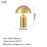 Nordic Creative Designer Mushroom Head Table Lamp  Applicable To Bedroom Decoration Living Room Sofa Bedside Illumination