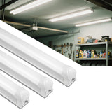 Energy-Saving T5/T8 LED Tube Light (15W/25W, AC220V) with EU/US Plug Cable - Fluorescent Replacement for Shop & Exhibition Hall