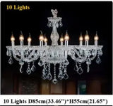 Luxury Traditional Classic K9 Crystal Chandelier Light for Living Room Bedroom Kitchen - Pendent Ceiling Fixture Top Quality