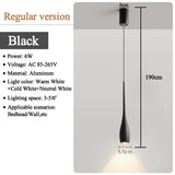 LED Pendant Light 6W Adjustable Height Touch Switch Modern Minimalist Creative Design Chandelier for Bedroom Bedside Bar