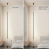 Suspension Slim Line LED Floor Light Hanging Pendant Lamp Living Room Bedroom Modern Minimalist Home Lighting Fixture