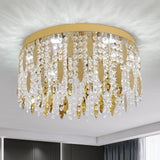 Luxury Crystal Led Ceiling Lamp Modern Chandelier Living Dining Room Pendant Light Hanging Lustre Home Decor Fixture