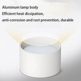 Led Downlight Surface Mounted Down Light Round Aluminum Ceiling Lamp White Black No Opening Spot For Living Room Bedroom Home