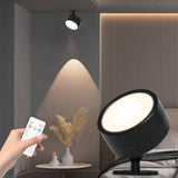 Wireless LED Magnetic Wall Light - USB Rechargeable Sconce with Remote Control
